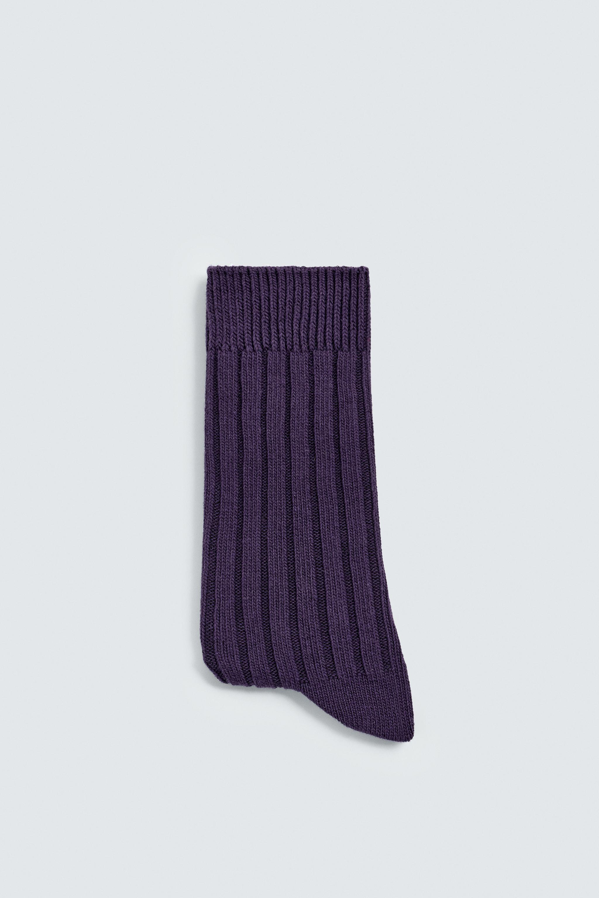 RIB-KNIT SOCKS X SR_A